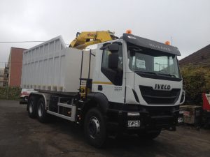 IVeco Trakker Benne Grue