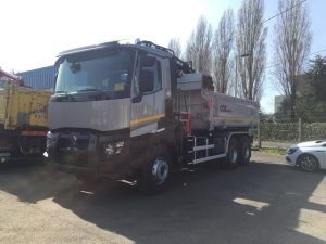 Renault-6x4-Bibenne-grue-26T